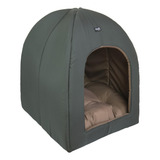 Casa 2x1 King Grande Para Cachorro Caminha Avuk Pet Cor Verde