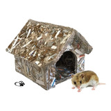 Casa Casinha Ecológica Para Hamster Roedores Pequeno