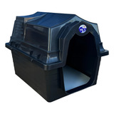 Casa Para Cachorro N5 Com Colchão Raça Média Unishop Cor Preto
