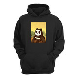 Casaco Moletom Panda Mona Lisa Blusão De Frio Divertido Meme