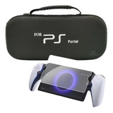Case Capa Maleta Portal Ps5 + Pelicula De Vidro Ps Portal