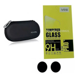 Case Capa Psvita Fat 1010 + Película + 2 Grip Analogicos