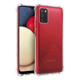 Case Capinha Capa Emborrachada Top Para Samsung Galaxy A03s