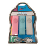 Case De Silicone P/ iPod Shuffle 3011 - Kit Com 3 Unidades