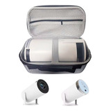Case Estojo Projetor Hy300 + Lente De Proteção Resistente