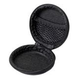 Case Fone De Ouvido Pequeno Estojo Bag Capa Porta Cabo Eva Cor Preto