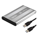 Case Hd Externo 500gb Usb 2.0 Portátil Pra Notebook Computador Ps2 Ps3 