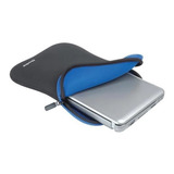 Case Para Netbook Tablet Multilaser Até 10pol Azul E Preto