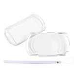 Case Psp Go Capa Cristal Acrílico Psp Go + Alça De Mão