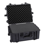 Case Rígido Transporte Equipamento 54x40x25cm Espuma E Rodas