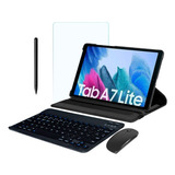 Case Teclado Abnt2 Mouse Película Para Galaxy Tab A7 Lite