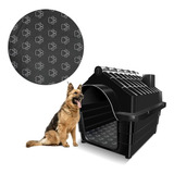 Casinha Para Cachorros N7 Com Colchão Rinopet Cor Preto