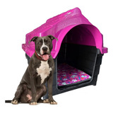Casinha Plastica Cachorro Numero 6 Cor Rosa