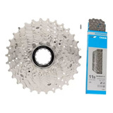 Cassete Shimano 105 R7000 11/30 11v + Corrente Shimano 11v