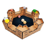 Castelo Dados Premium Bandeja Rpg Bucaneiros Jogos Tabuleiro