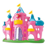 Castelo De Princesa C/ Boneca E Móveis Rosa Menina Original