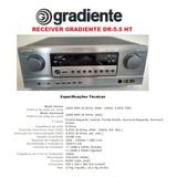 Catálogo / Folder : Receiver Gradiente Dr-5.5ht # Novo Okm.
