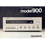 Catálogo / Folder : Receiver Gradiente Model 900 # Novo Okm.