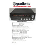 Catálogo / Folder : Receiver Gradiente Model S-95 # Novo Okm