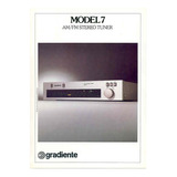 Catálogo / Folder : Tuner Gradiente Model 7 # Novo Okm.