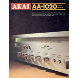 Catálogo / Folder: Receiver Akai Aa-1020 # Novo Okm.