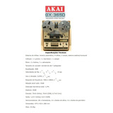 Catálogo / Folder: Tape Deck Akai De Rolo Gx-365d # Novo Okm