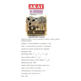 Catálogo / Folder: Tape Deck Akai De Rolo X-200d # Novo Okm