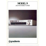 Catálogo / Folder Tuner Gradiente Model 9 # Novo 