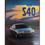 Catálogo Volvo S40 1998/99 - Especificações E Ficha Técnica