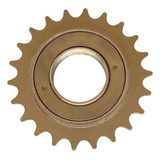 Catraca Bicicleta Roda Livre Bike 22 Dentes Esferada Dourada