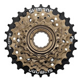Catraca Roda Livre 6v Rosca Shimano Tz500 Bike 14/28d C/ Nf
