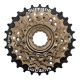 Catraca Roda Livre 6v Rosca Shimano Tz500 Bike 18v 14/28d