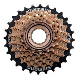 Catraca Roda Livre 7v Mtb Rosca Shimano Bike 21v 14/28 D Cor Preto Quantidade Máxima De Dentes 28 Quantidade Mínima De Dentes 14