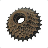 Catraca Roda Livre 8v 13/28d Rosca Paco 24 Marchas Bike Mtb Cor Preto