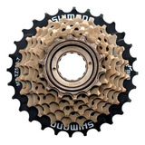 Catraca Roda Livre Bicicleta Shimano 7v 14-28 Index Tz-500 Cor Dourado Quantidade Máxima De Dentes 28 Quantidade Mínima De Dentes 14