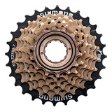 Catraca Roda Livre Bike Shimano Tz500 Rosca 7v 14/28 Dentes Cor Preto Quantidade Máxima De Dentes 28 Quantidade Mínima De Dentes 14