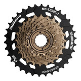 Catraca Shimano 7v Tz500 Megarange 14/34 Dente Roda Livre