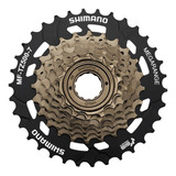 Catraca Shimano Mf Tz500 Roda Livre 7v Rosca Megarange 14/34