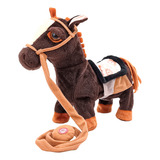 Cavalinho De Pelucia Poney Anda Com Som - Caa Toys