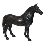 Cavalo Bronze Oxidado Escultura Estatueta Sangue Garanhão