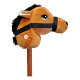 Cavalo De Pau Unicórnio Com Asa C/som Galopa Pets Toyng C/nf