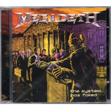 Cd - Megadeth - The System Has Failed - Lacrado