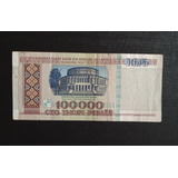 Cédula Bielorrússia Belarus 100000 Rublo 1996 L12