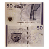 Cédula Dinamarca - 50 Coroas - 2009 - Fe