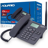 Celular De Mesa Aquário Quadriband Ca-42s Dual Chip