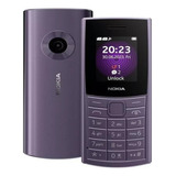 Celular Nokia 110 4g Dual Chip Bateria De Longa Duração Roxo