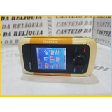 Celular Nokia 5200 ( Amarelo + Branco Palha ) Antigo D Chip