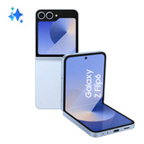 Celular Samsung Galaxy Z Flip6 5g, 512gb, 12gb Ram, Tela 6.7 , Câm. Dupla + Selfie 50mp, Galaxy Ai Azul