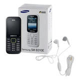 Celular Samsung Sm-b315e 2 Chips P/ Idoso Facil Fone Brinde