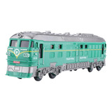 Cenário De Trem Modelo De Máquina A Vapor Verde